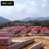 Kırmızı Beyaz Prefabrik T Tipi Ev Prefabrik Ev &Ccedil;alışma Kampı