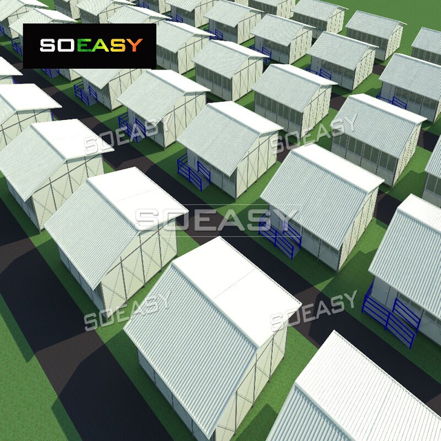 Мектеп сыныптарының модульдік лагеріне арналған портативті Prefab K типті үй