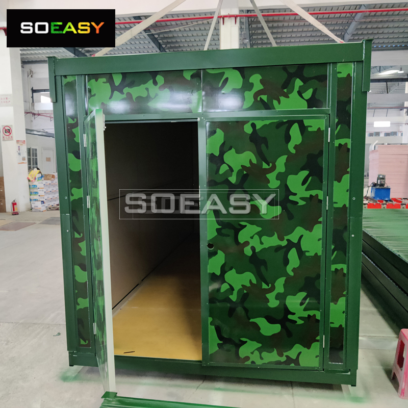 Army Green Warehouse Portable Folde Container House Kan tilpasses