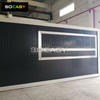 Yan Pencere Mağazası Tasarımı D&uuml;z ​​Paket Konteyner Ev Prefabrik Mağaza