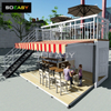 Balkon Tasarımlı Genişletilebilir Konteyner Evli İki Katlı Kahve D&uuml;kkanı
