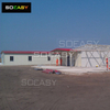 Kırmızı Beyaz Prefabrik T Tipi Ev Prefabrik Ev &Ccedil;alışma Kampı