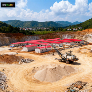 منزل جاهز باللونين الأحمر والأبيض من النوع T، منزل جاهز للعمل