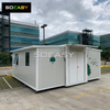 Pasgemaakte ontwerpe Uitbreidbare Container House Warehouse Modular