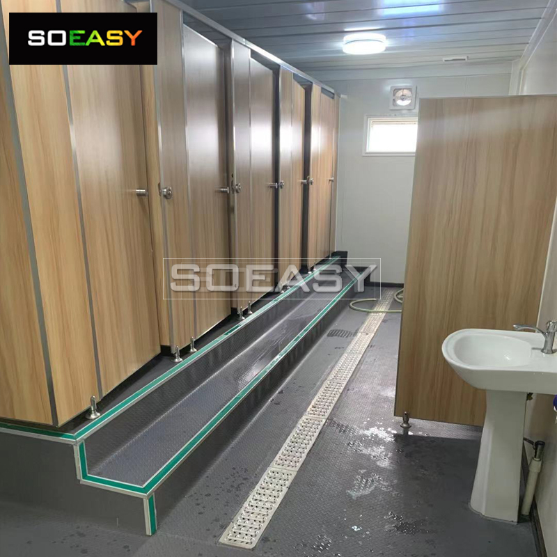 Tandas Awam Prefab Rumah Bekas Boleh Tanggal Boleh Ditanggalkan Mudah