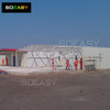 Kırmızı Beyaz Prefabrik T Tipi Ev Prefabrik Ev &Ccedil;alışma Kampı